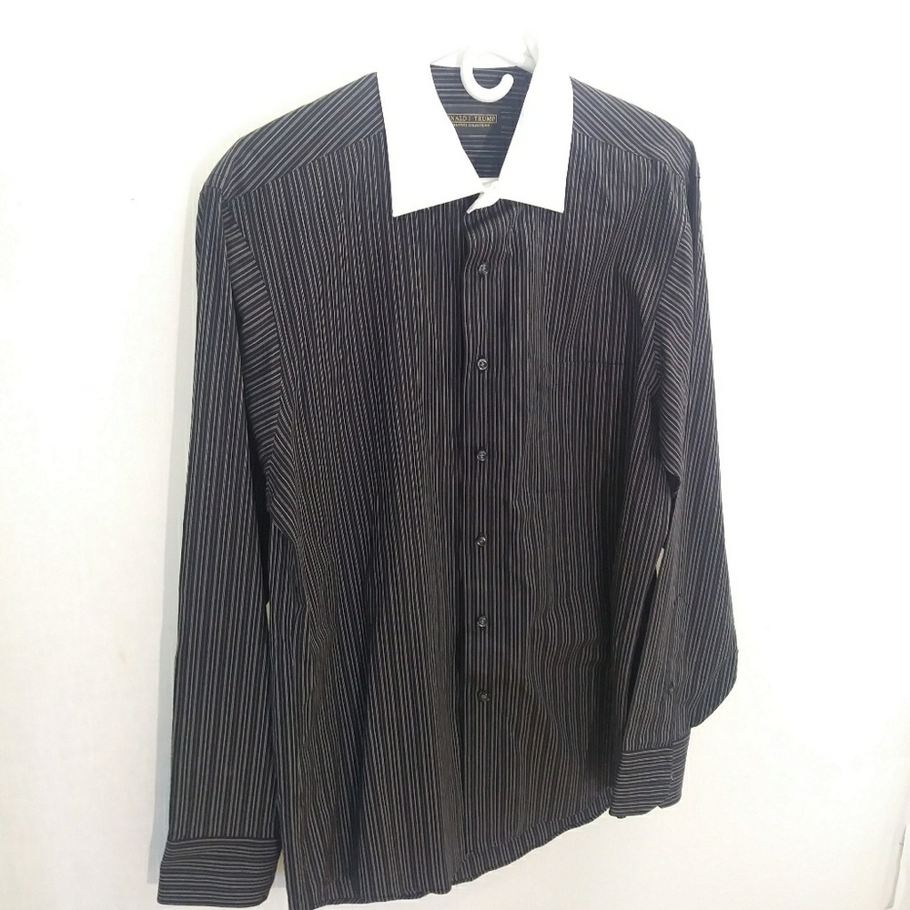 Donald Trump Pin Striped Shirt